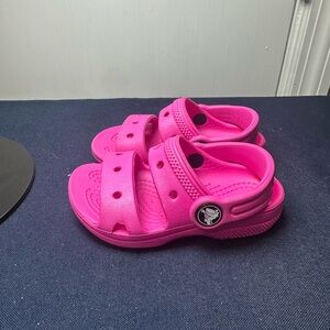 CROCS | Kids Hot Pink Sandals | Size 6